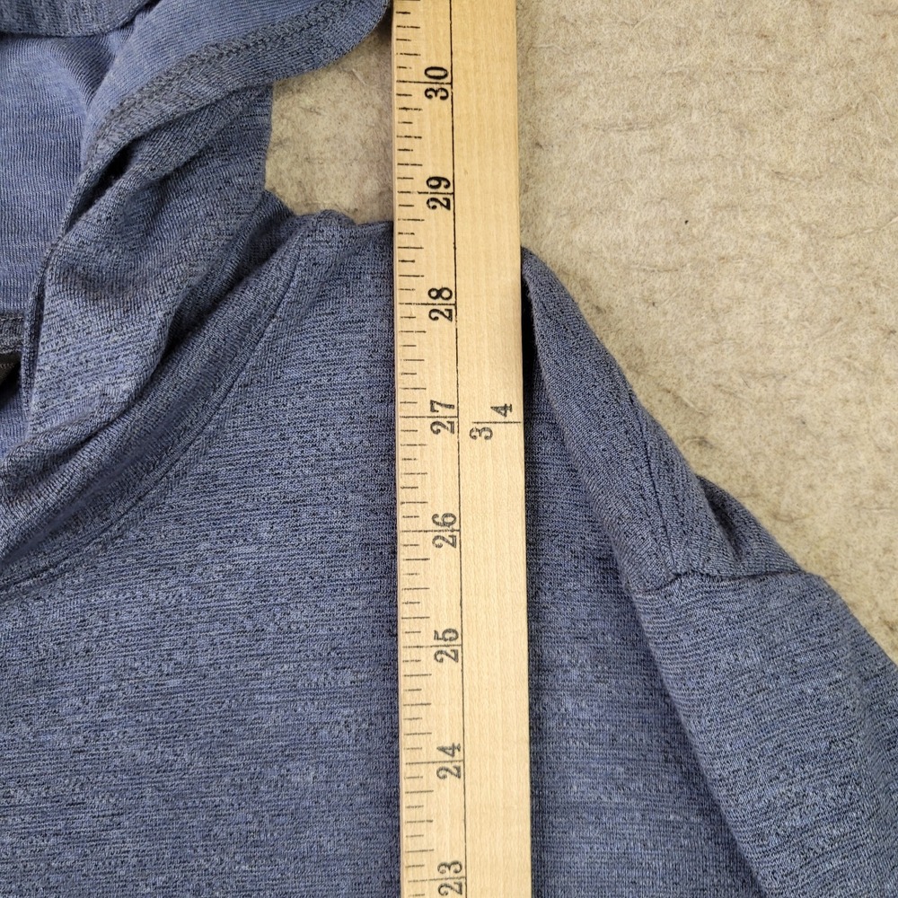 Travis Mathew Hoodie Shirt Mens XL Blue Pullover Lightweight Stretch - Picture 6 of 7